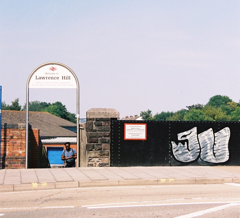 Lawrence Hill station near Pirate Studios Bristol