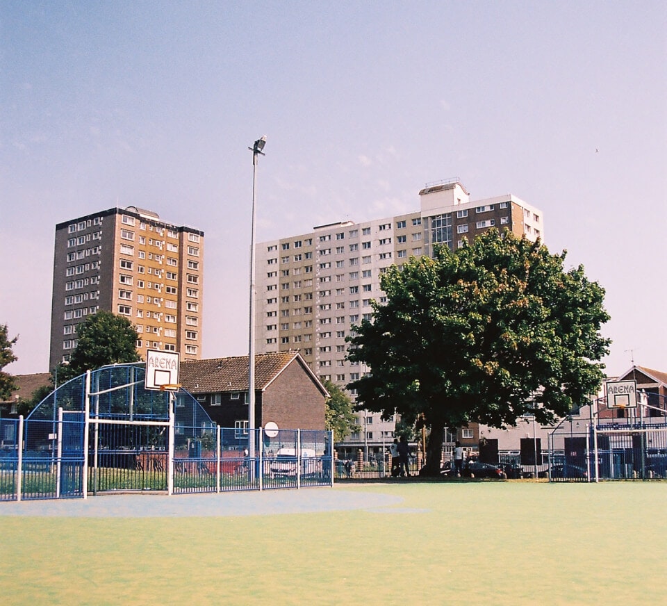 Residential area in Cardiff close to Pirate Studios Cardiff location