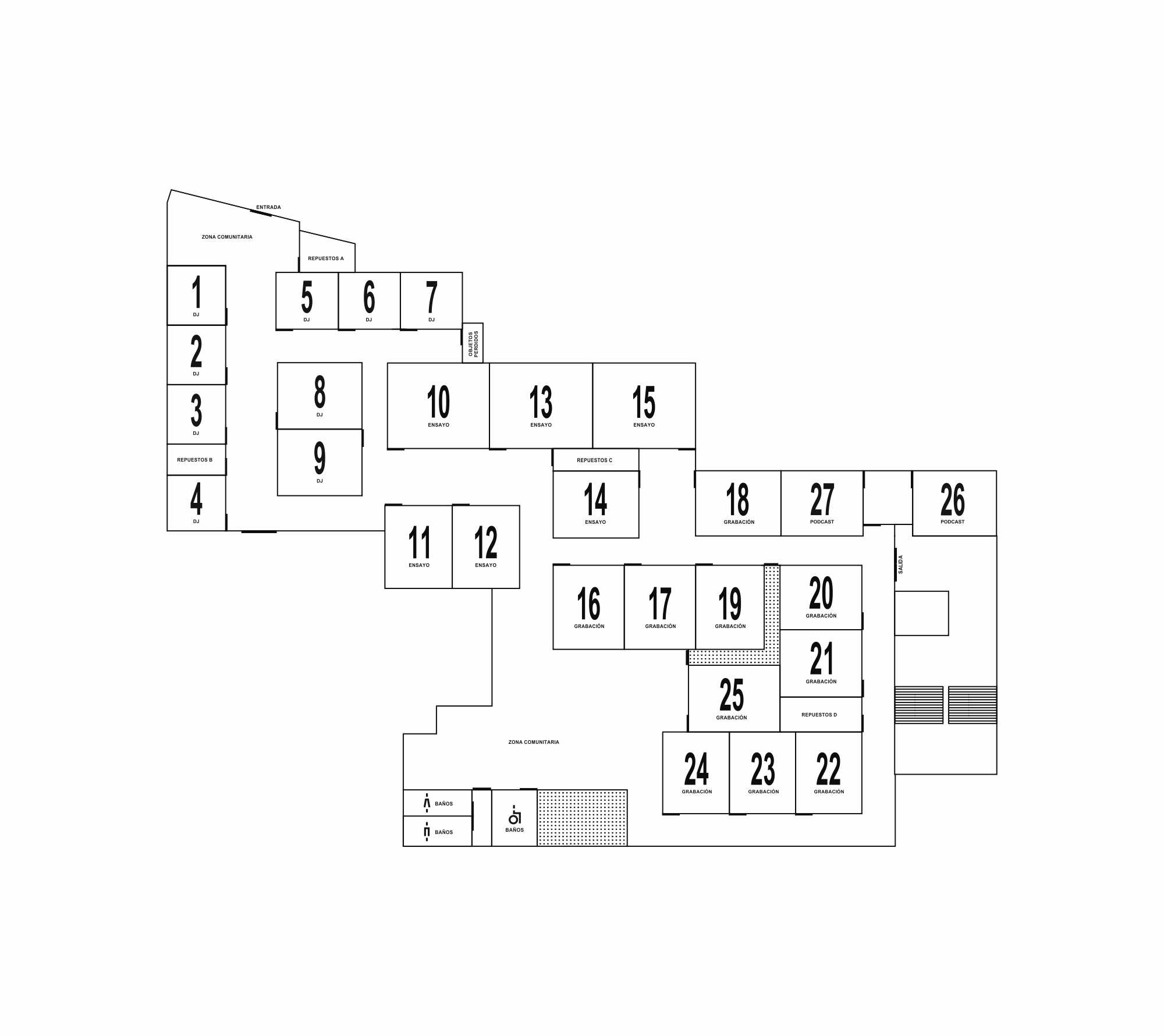 Floorplan: Planta baja