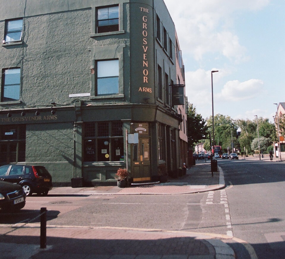 The Grosvenor Arms pub close to Pirate Studios Earlsfield
