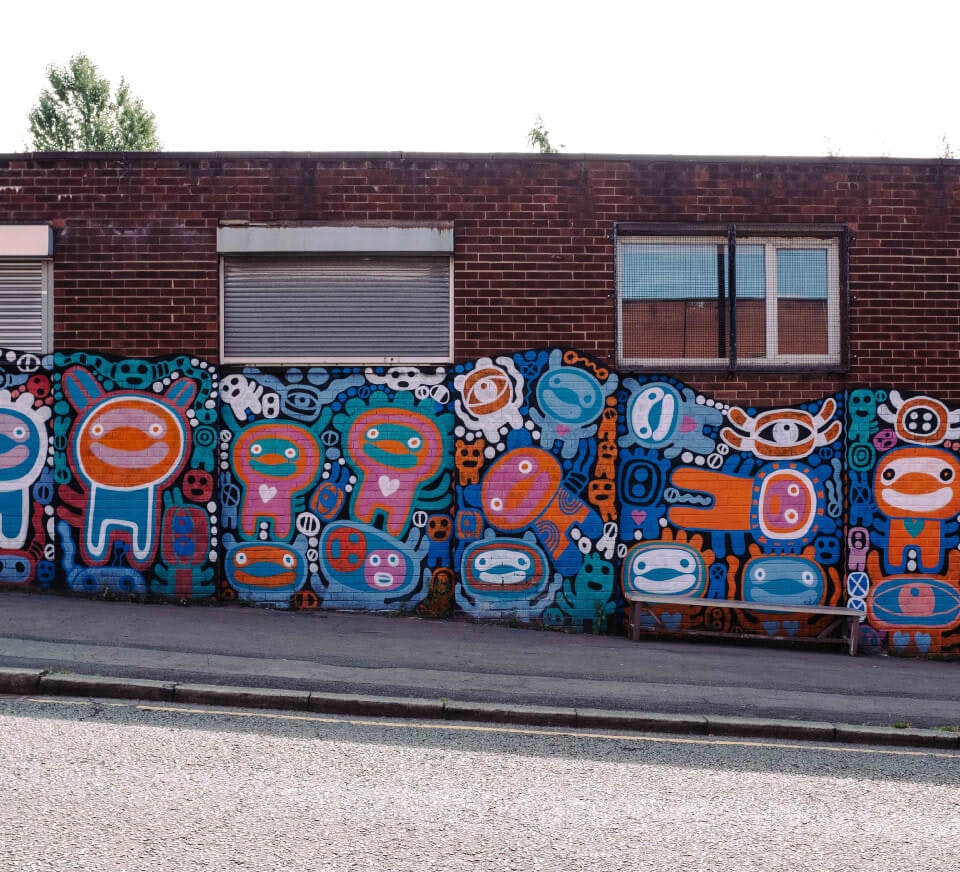 Grafitti art in Manchester