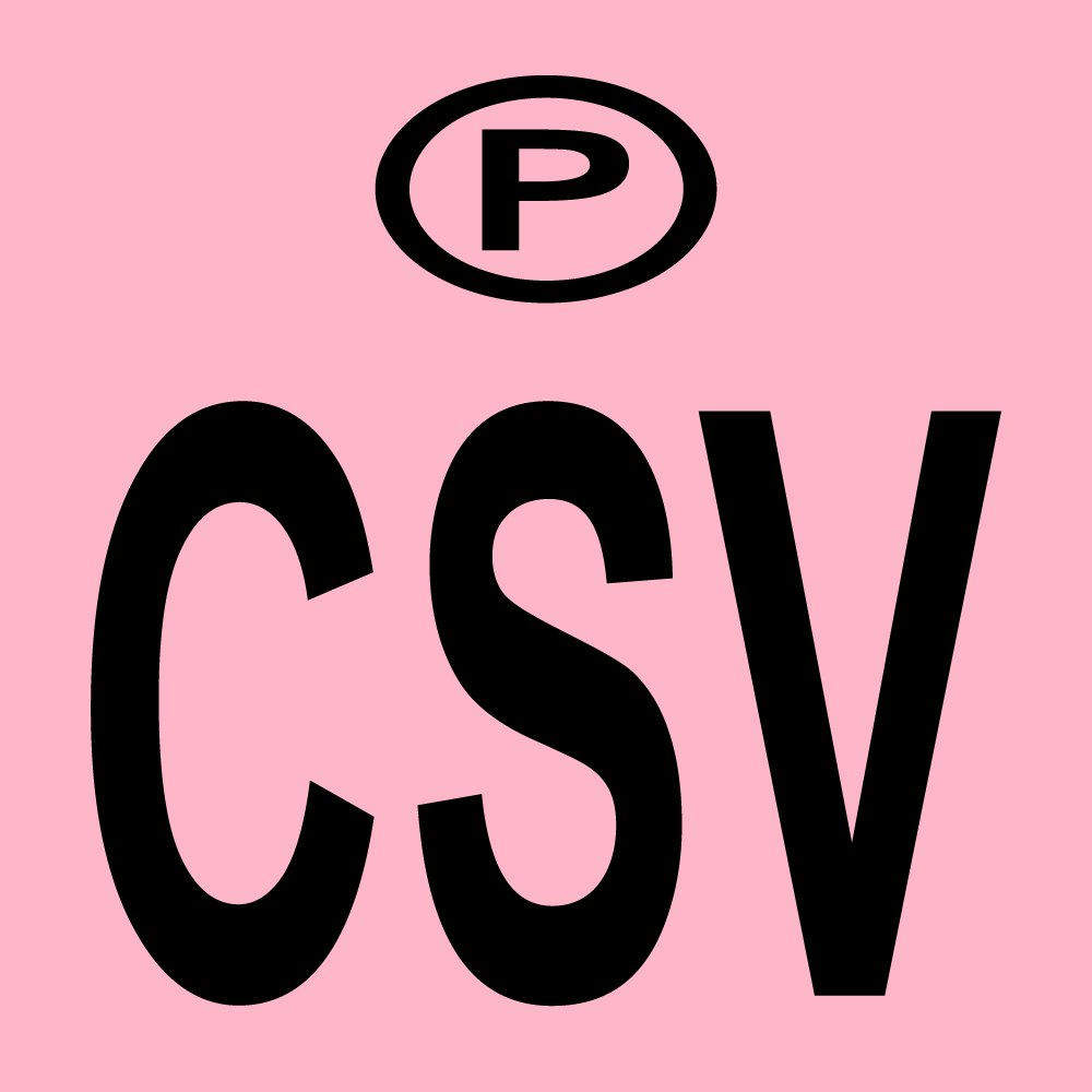 CSV - Pink + Black