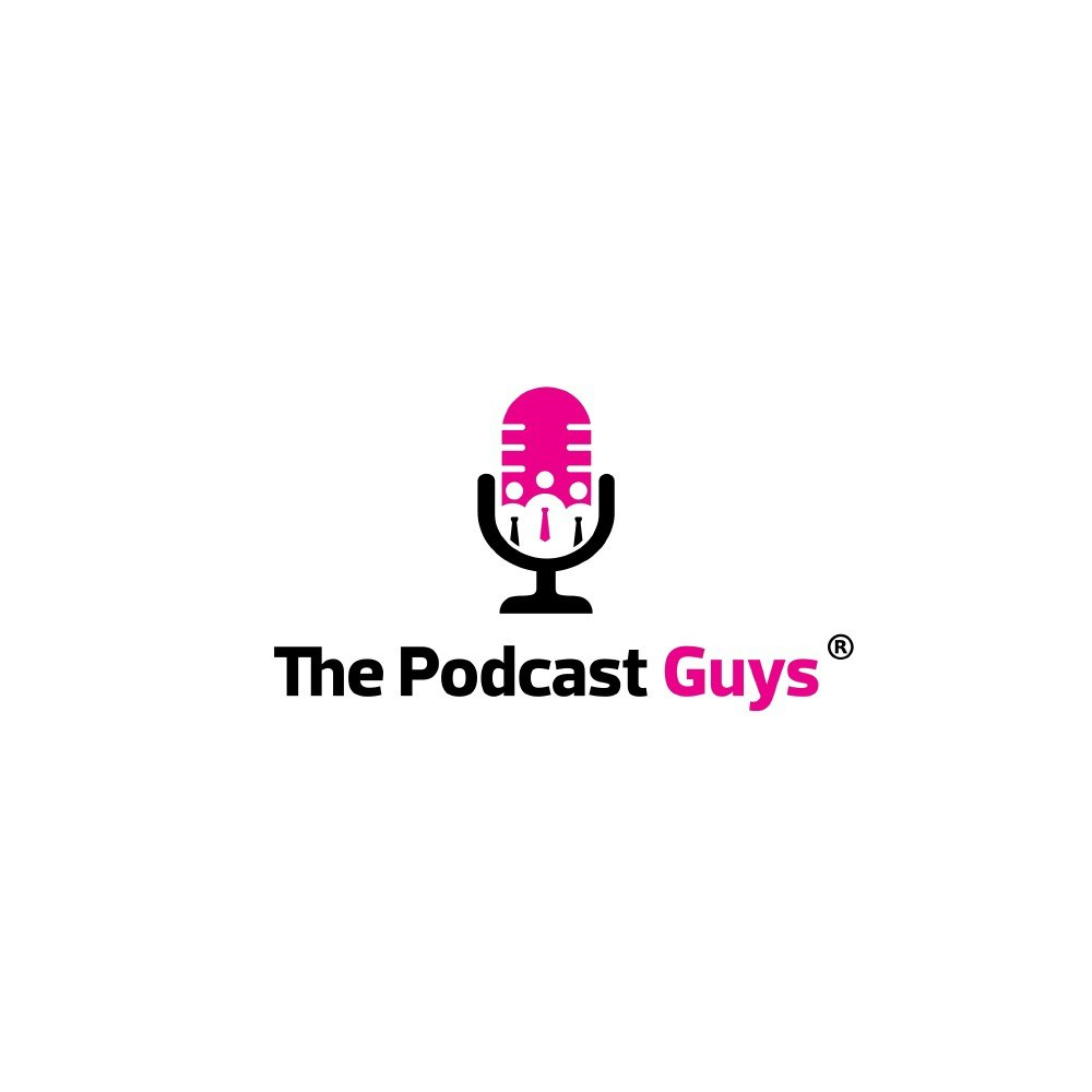 The Podcast Guys Logo. Get 20% off your first series production by quoting code PIRATE when you sign up.