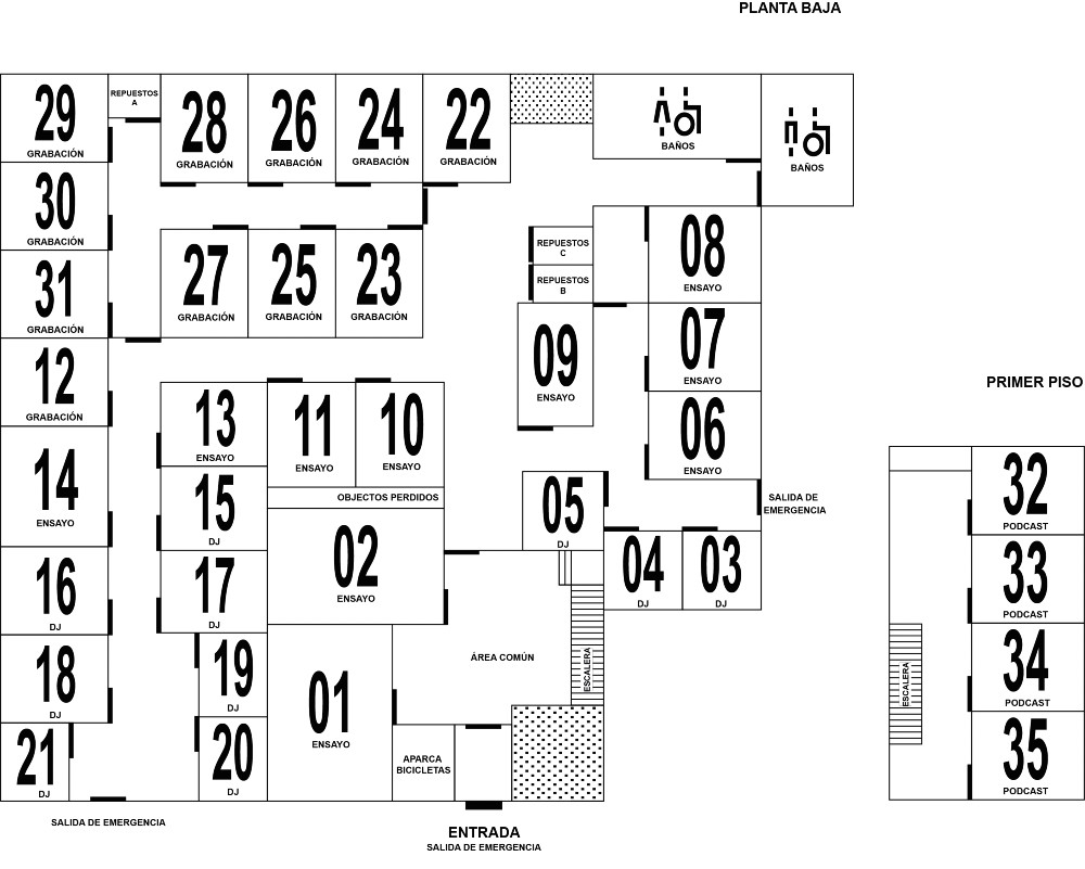 Floorplan: Studios