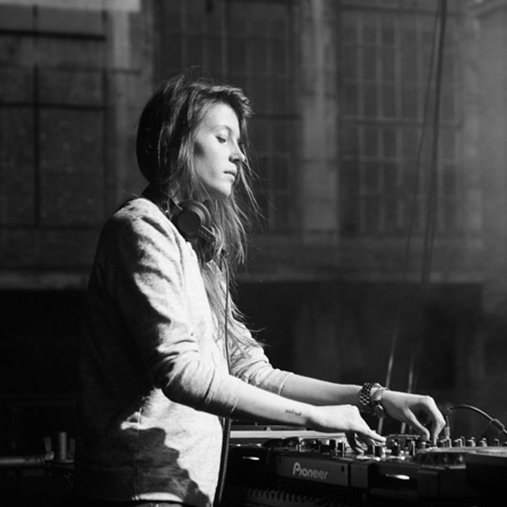 DJ mixing using AIAIAI headphones