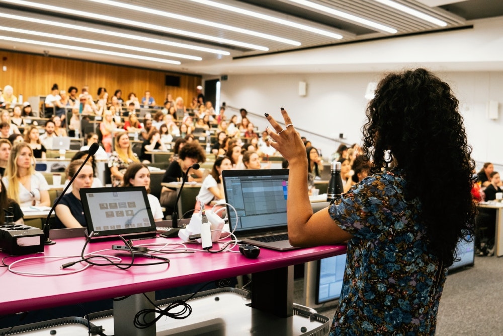 DJ and Producer Xylo Aria - leading a workshop in partnership with Music Producers for Women