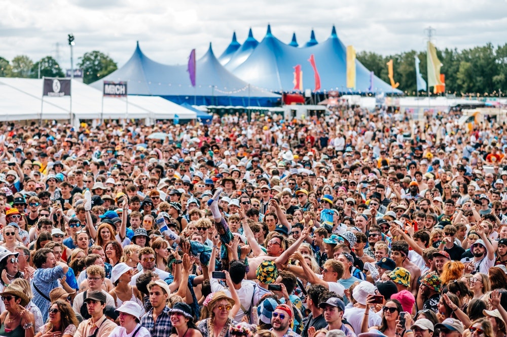 Truck Festival main stage tent