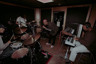 Artist rehearsal at Pirste Studios