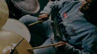 Drummer at Pirate Studios