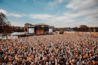 This image may contain: concert, crowd, person, people, audience
