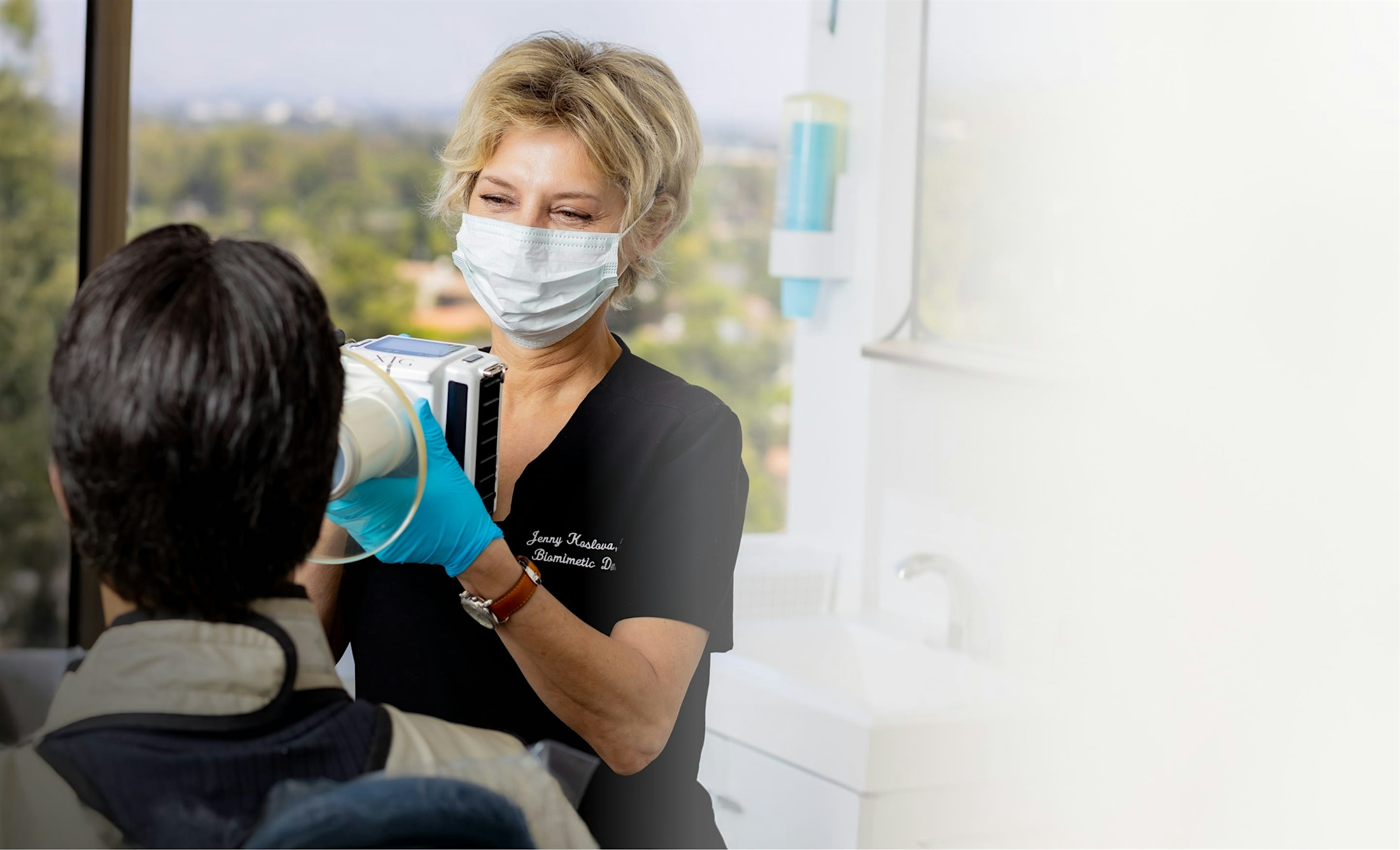 Dentist at Paul O'Malley dental office