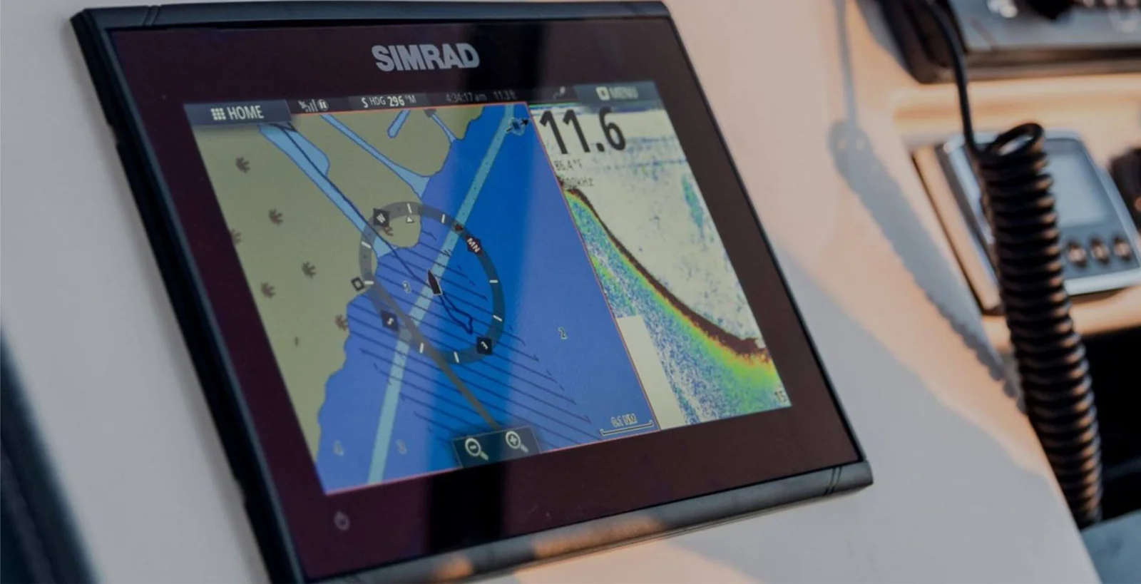 boat rental company simrad gps