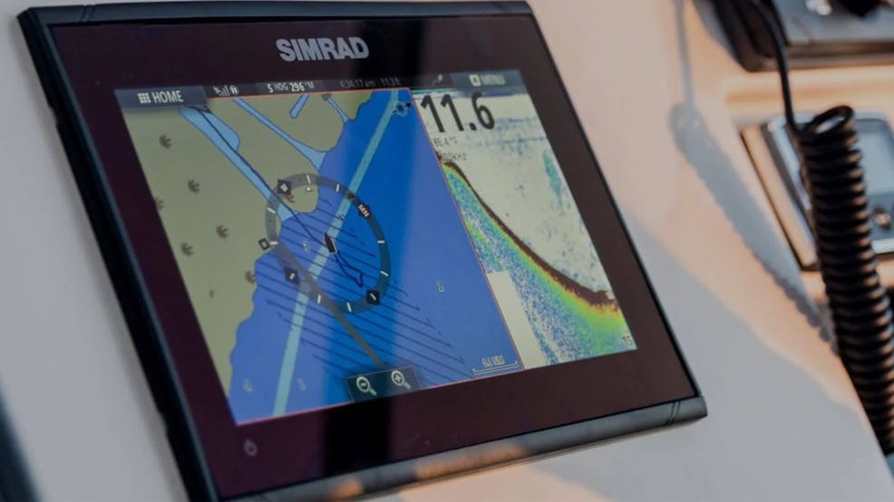 boat rental company simrad gps