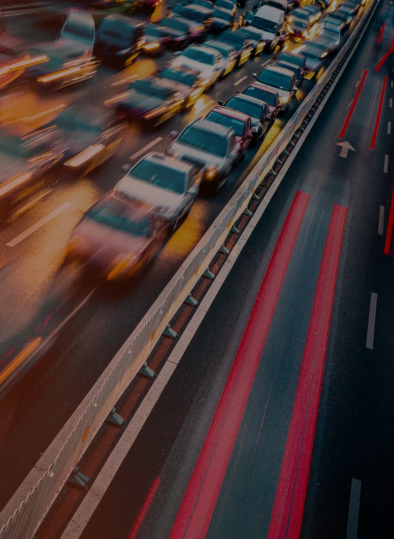 blured image of cars on the highway