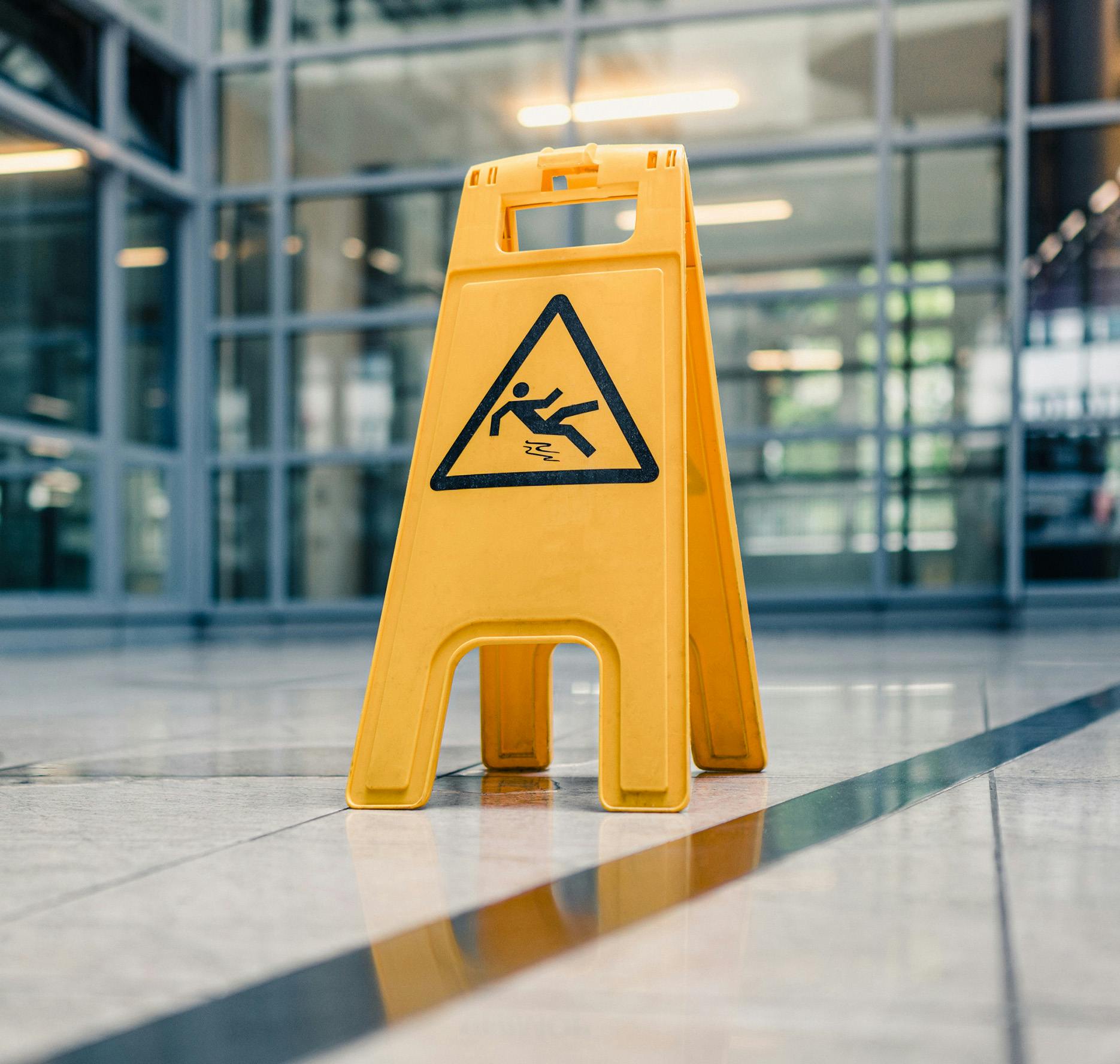 wet floor sign