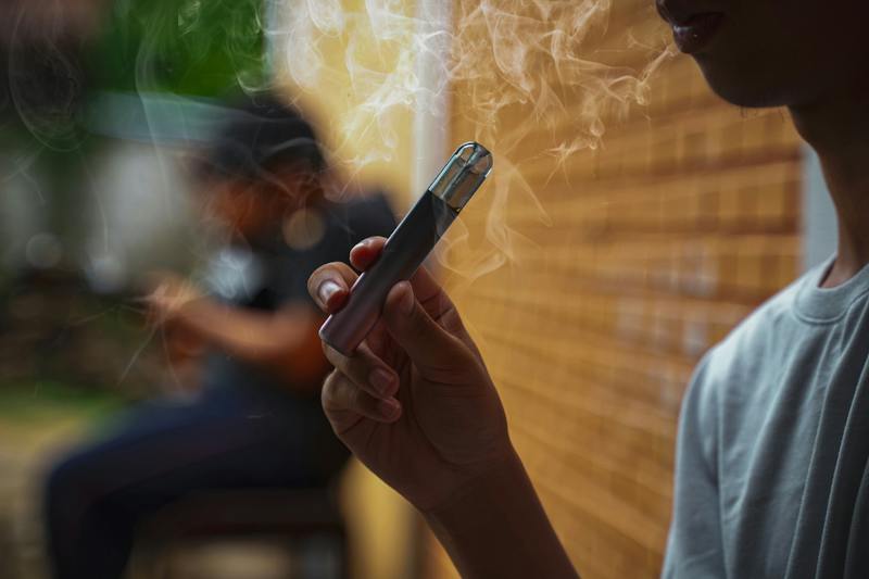 guy with a vape