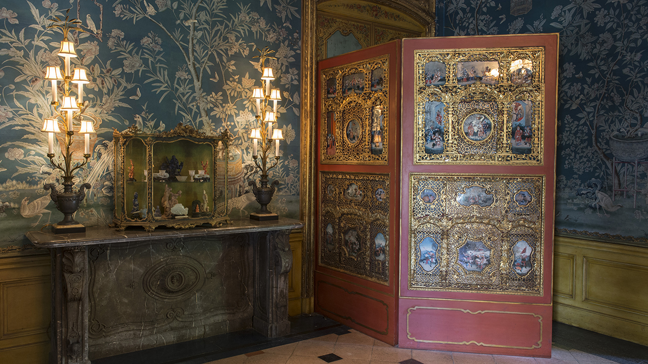 The dining room of the Rosen House at Caramoor in Katonah New York on May 30, 2014. (photo by Gabe Palacio)
