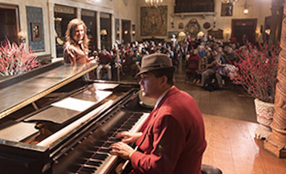 Santa visits Caramoor