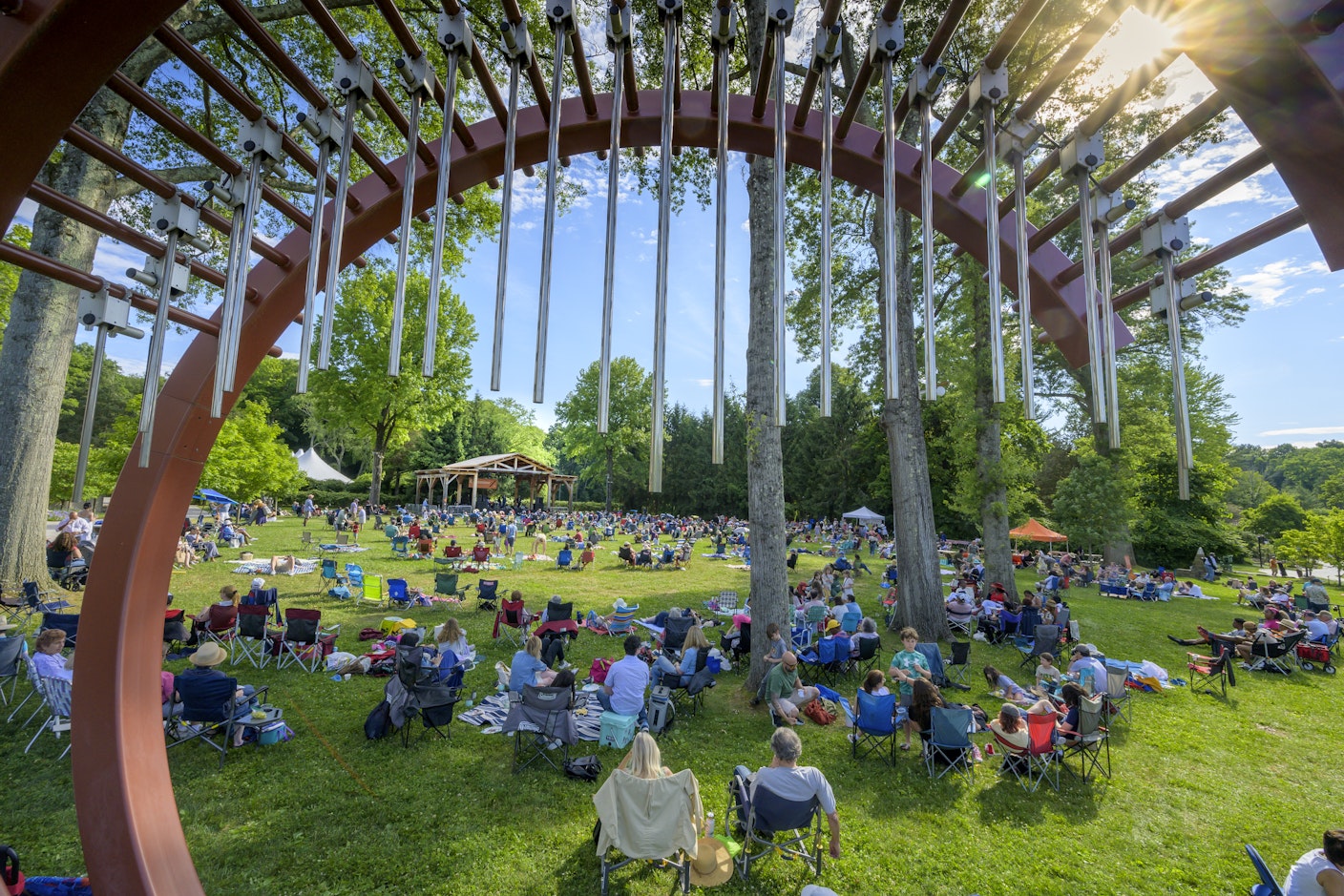 A view of in"C" and Friends Field at Caramoor