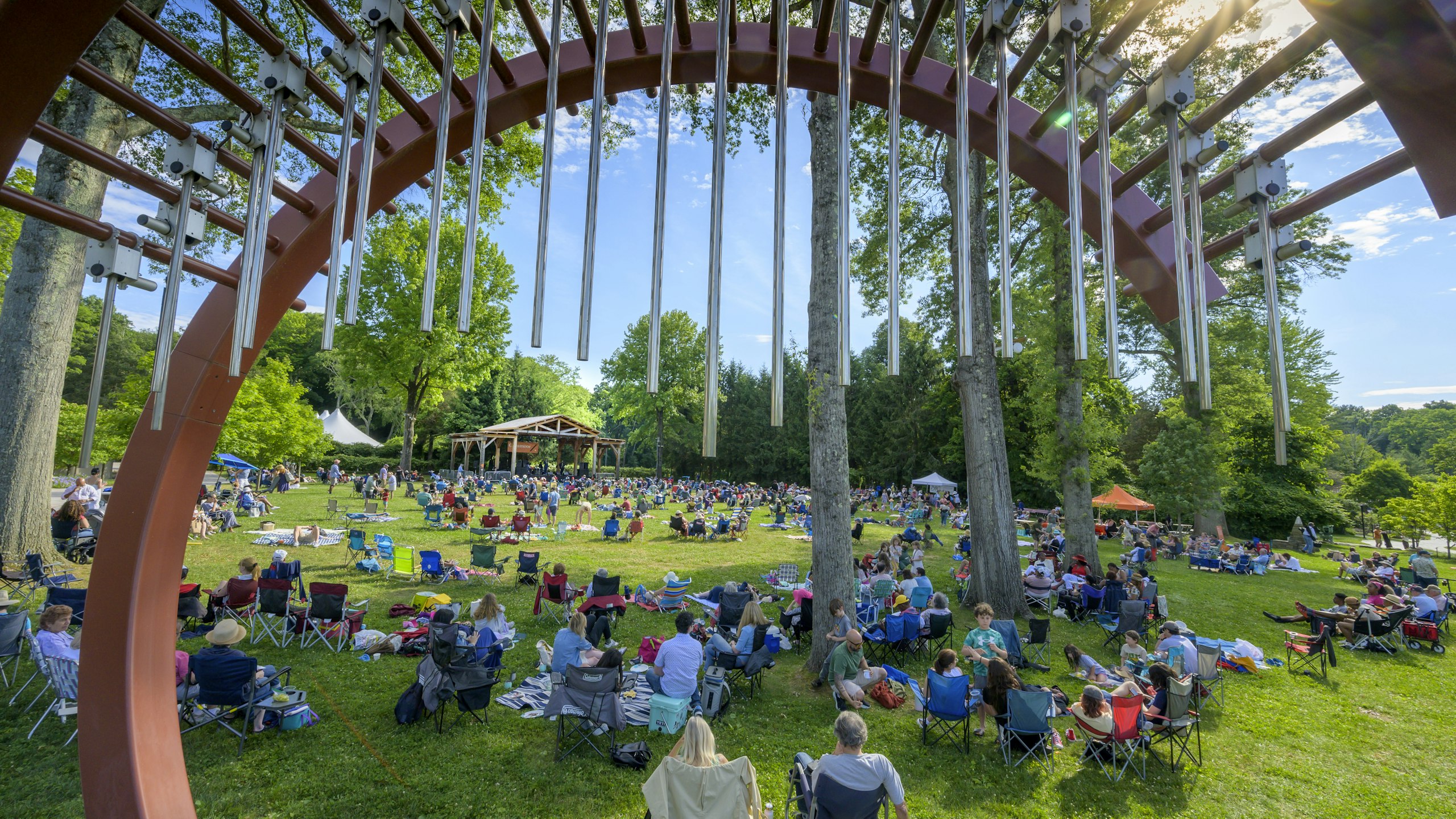 A view of in"C" and Friends Field at Caramoor