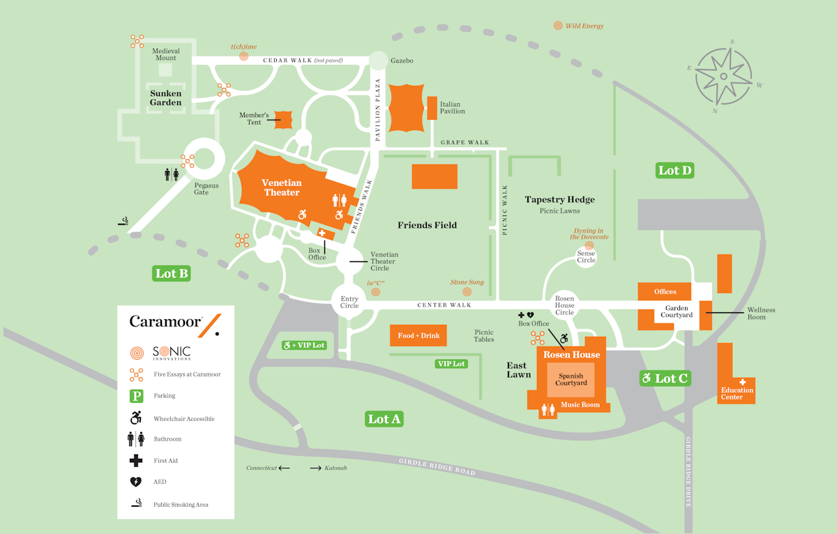 Map of Caramoor, 2026