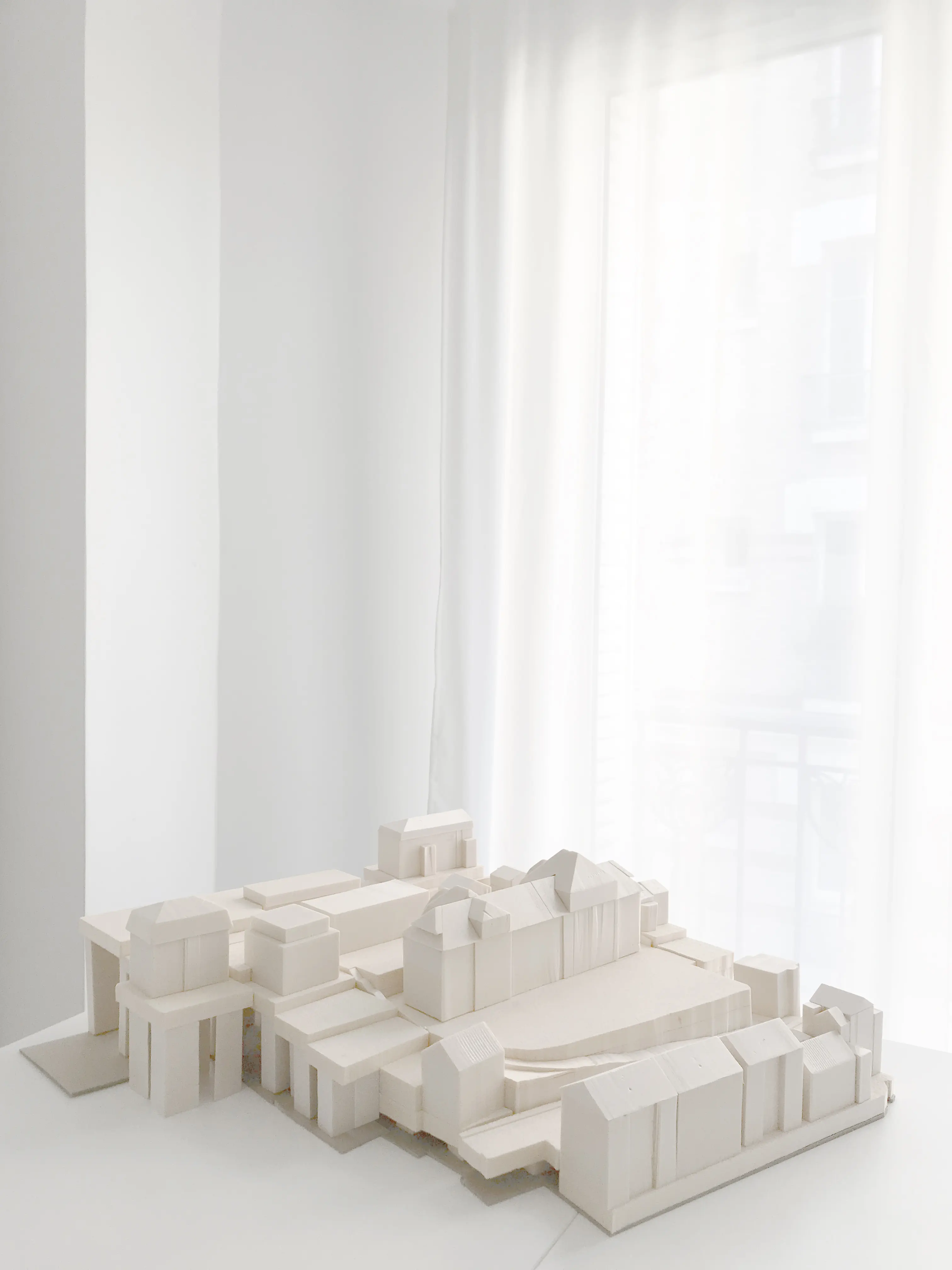 Photo de la maquette du site