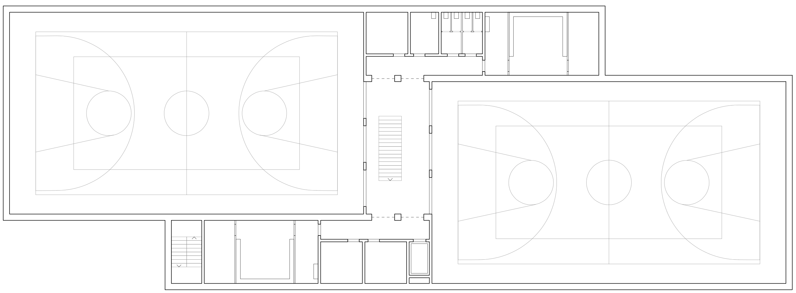 Plan des salles de sport