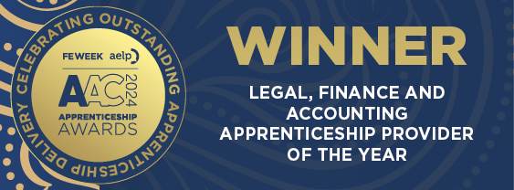AAC Legal, Finance and Accounting Apprenticeship Provider of the Year logo