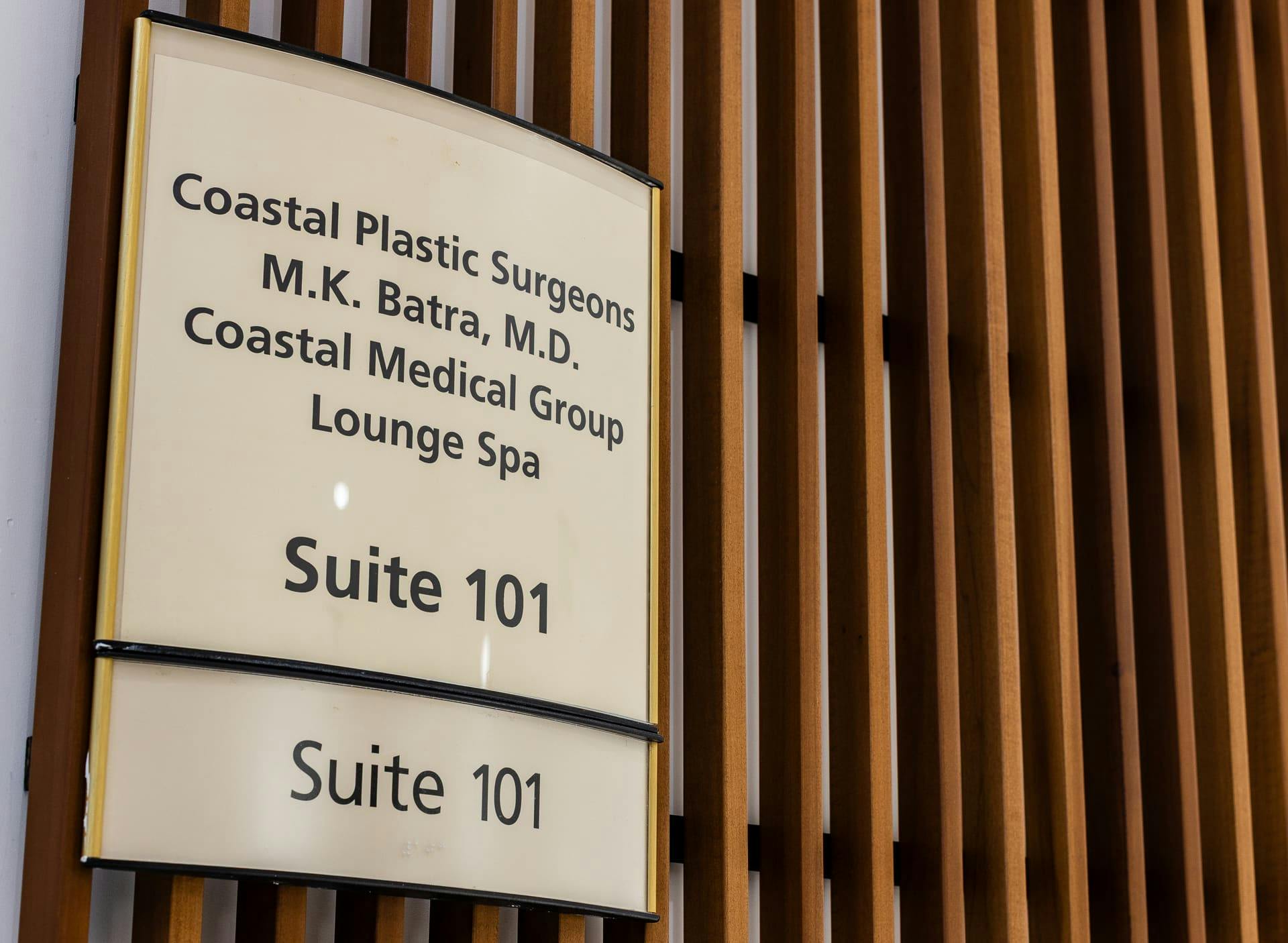 Coastal Plastic Surgeons Suite Frame