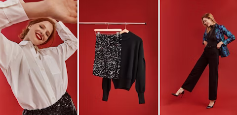 blouse, clothing, high heel, adult, female, person, woman, handbag, pants, long sleeve