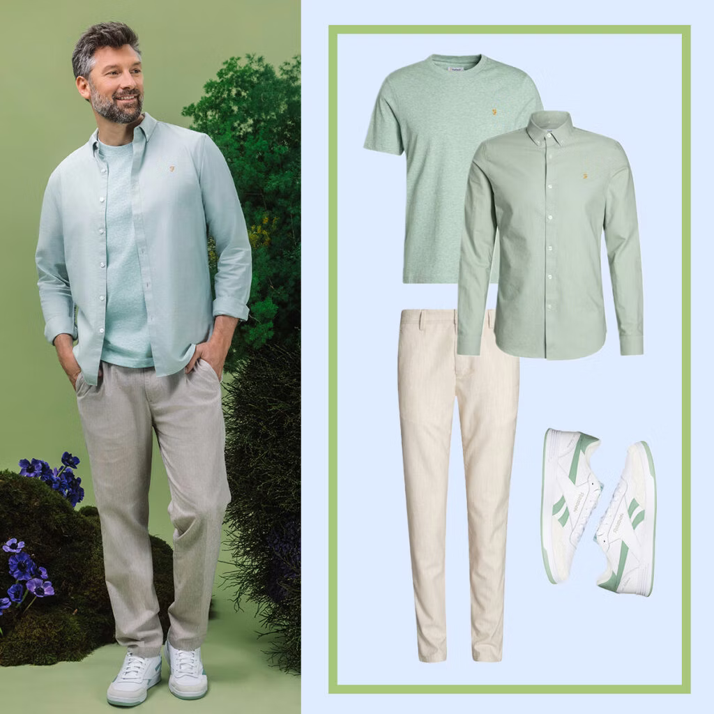 Leinen-Look in Pastelllfarben