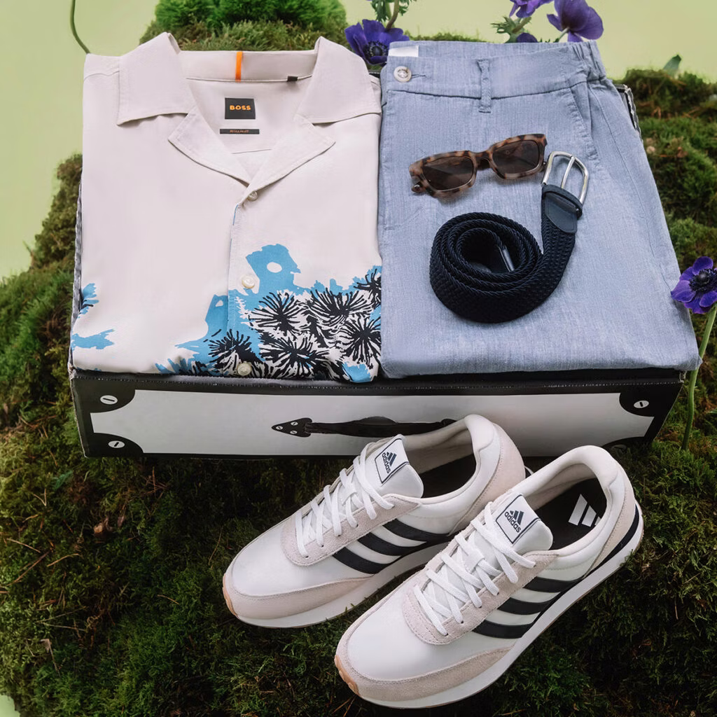 Outfit mit Leinenhose