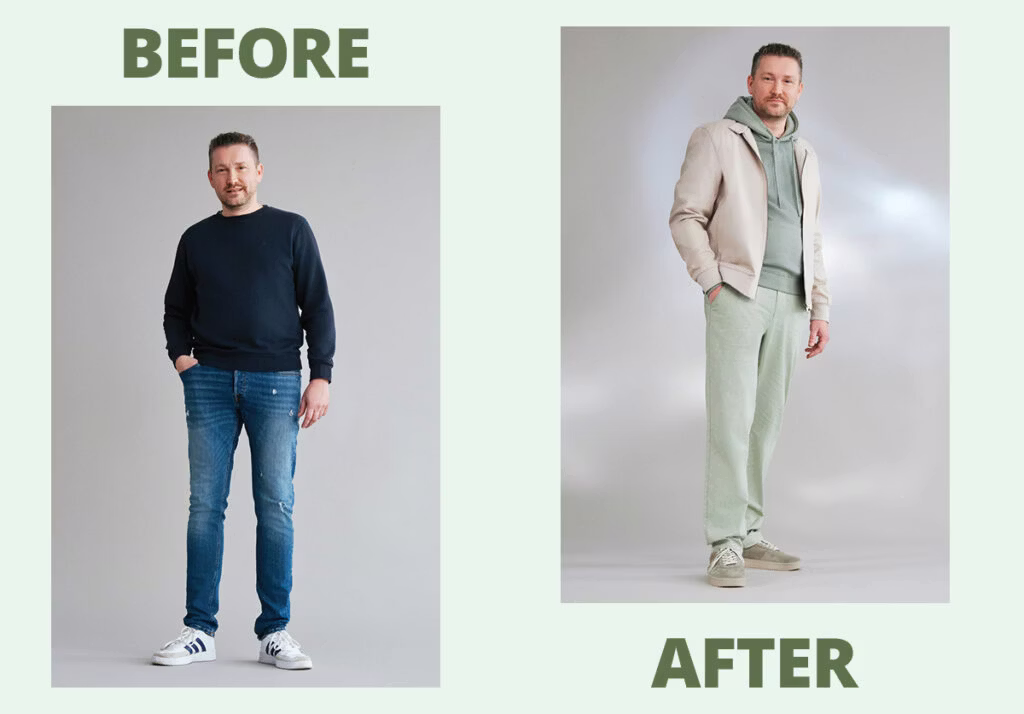 Vorher-Nachher: OUTFITTERY Makeover für Chris