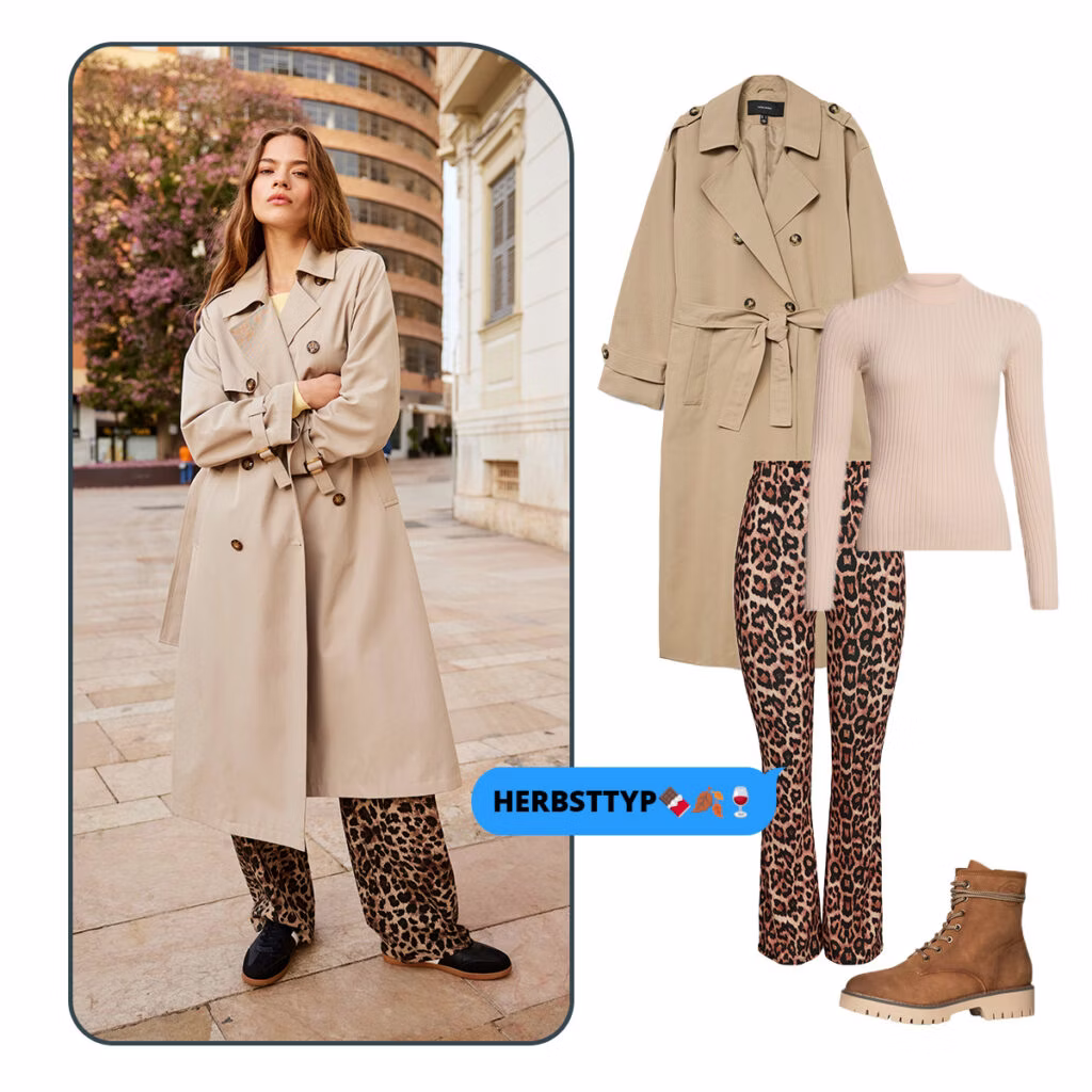 Herbsttyp: Erdtöne und Leo-Print