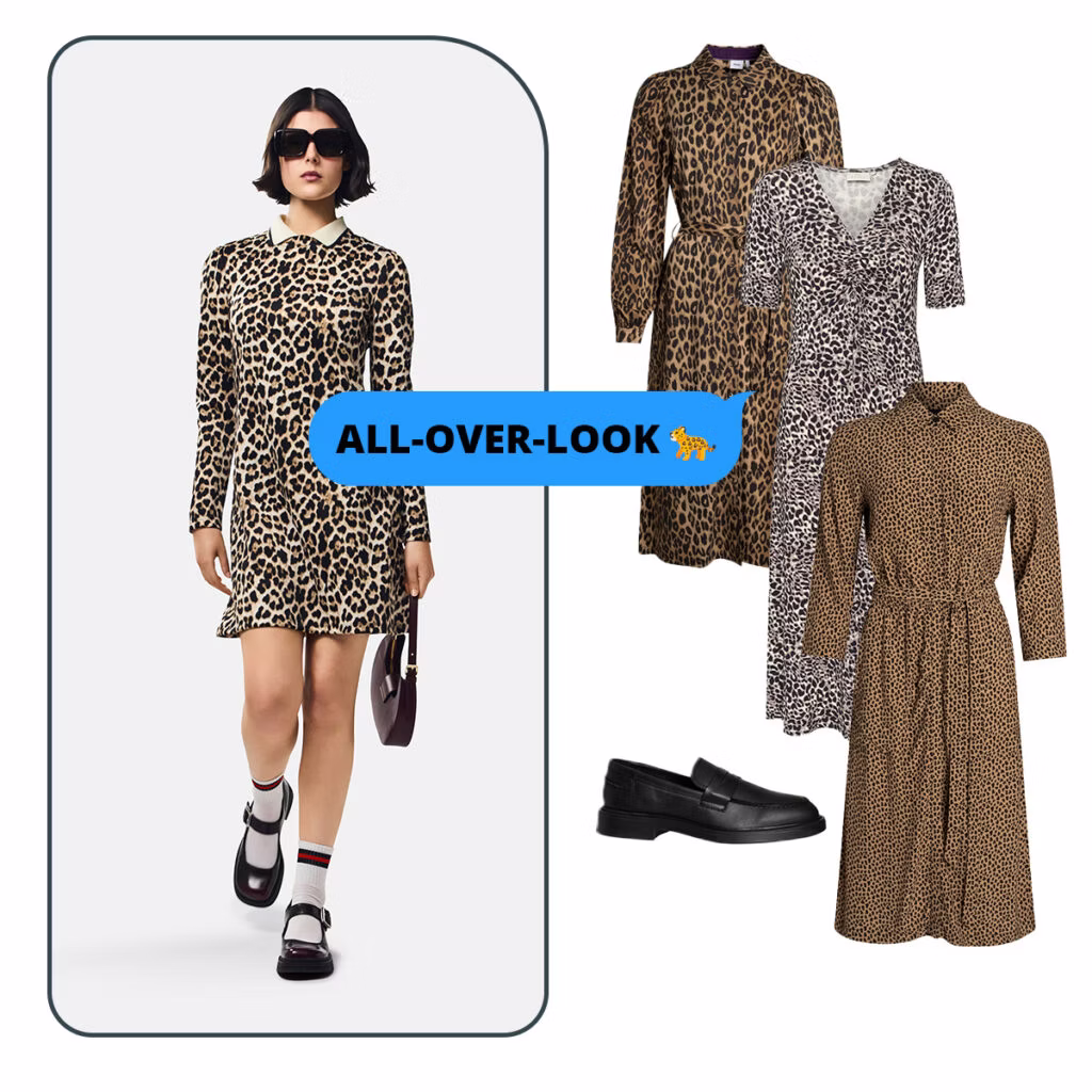 All-Over-Looks mit Leo-Print