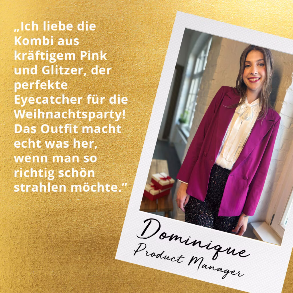Dominique und ihr Gentlewoman-Look