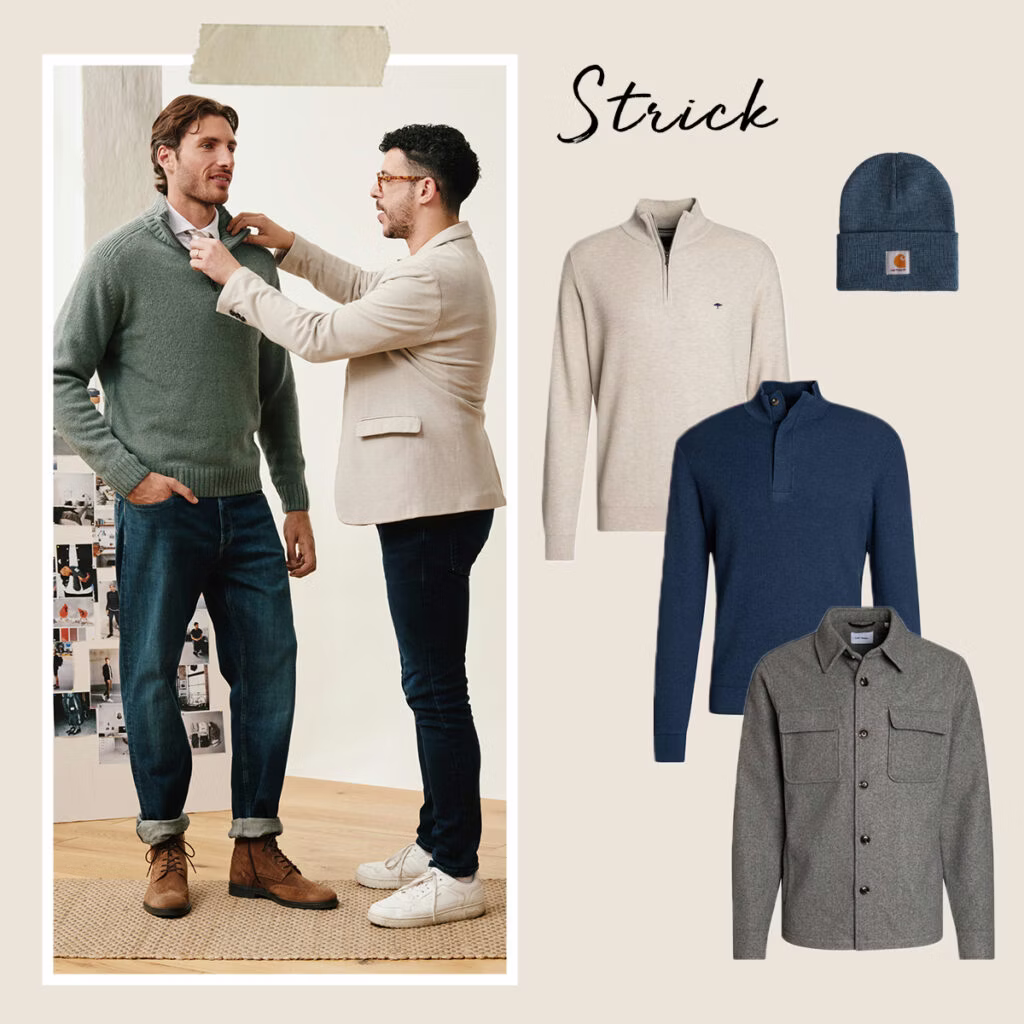 Brit-Chic-Look mit Strick