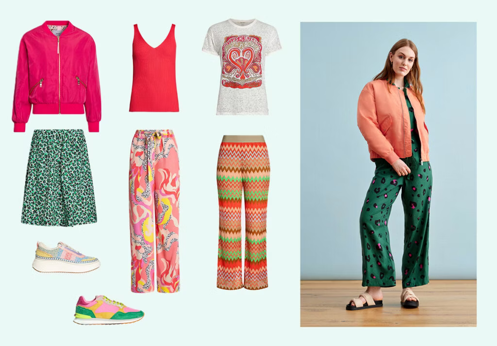 Bunte Feastival-Outfits