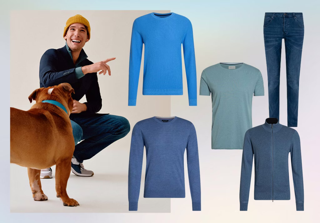 Smartes Freizeit-Outfit in Blau