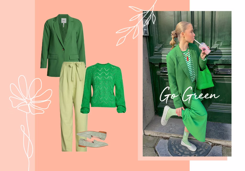 Osterbrunch-Outfit: Go Green