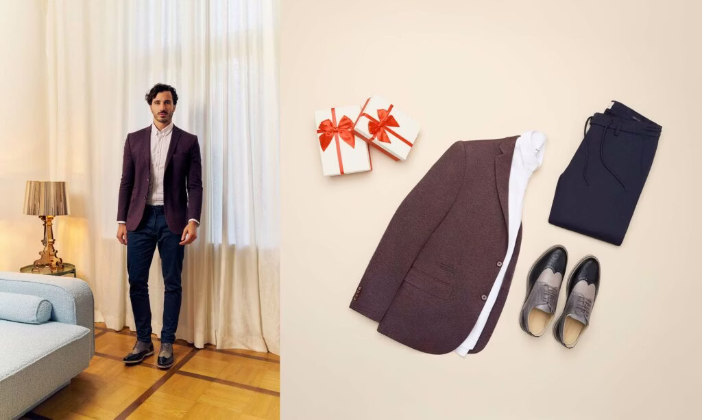 Festliches Outfit mit Sakko