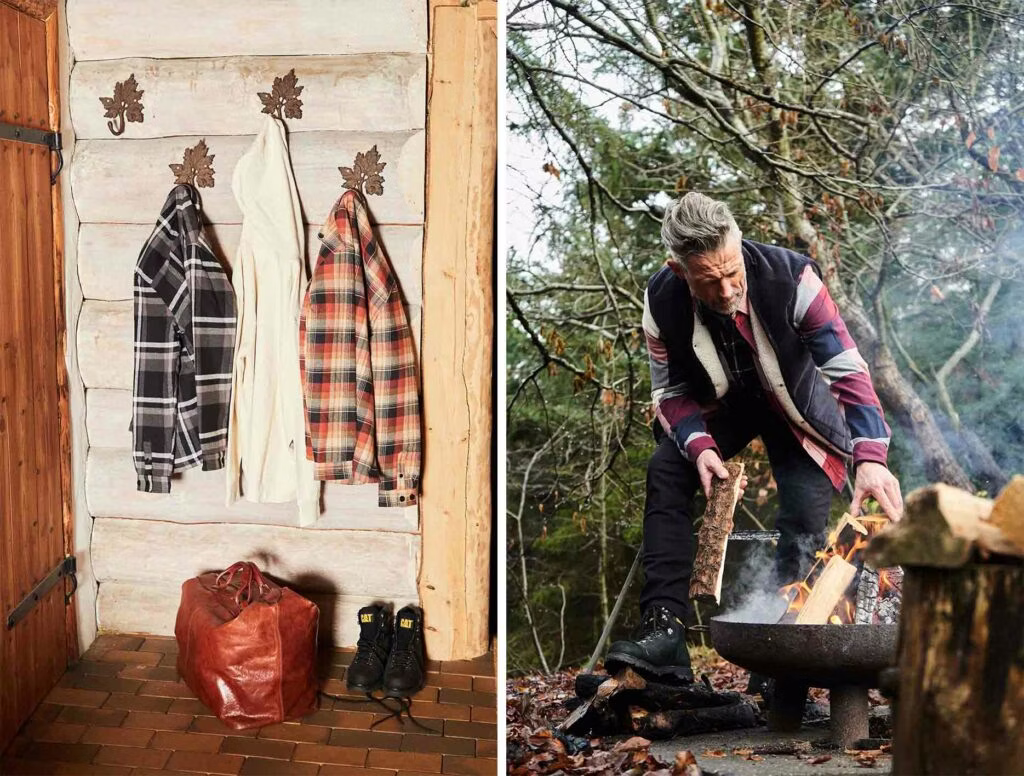 Holzfällerhemd im Gorpcore-Style