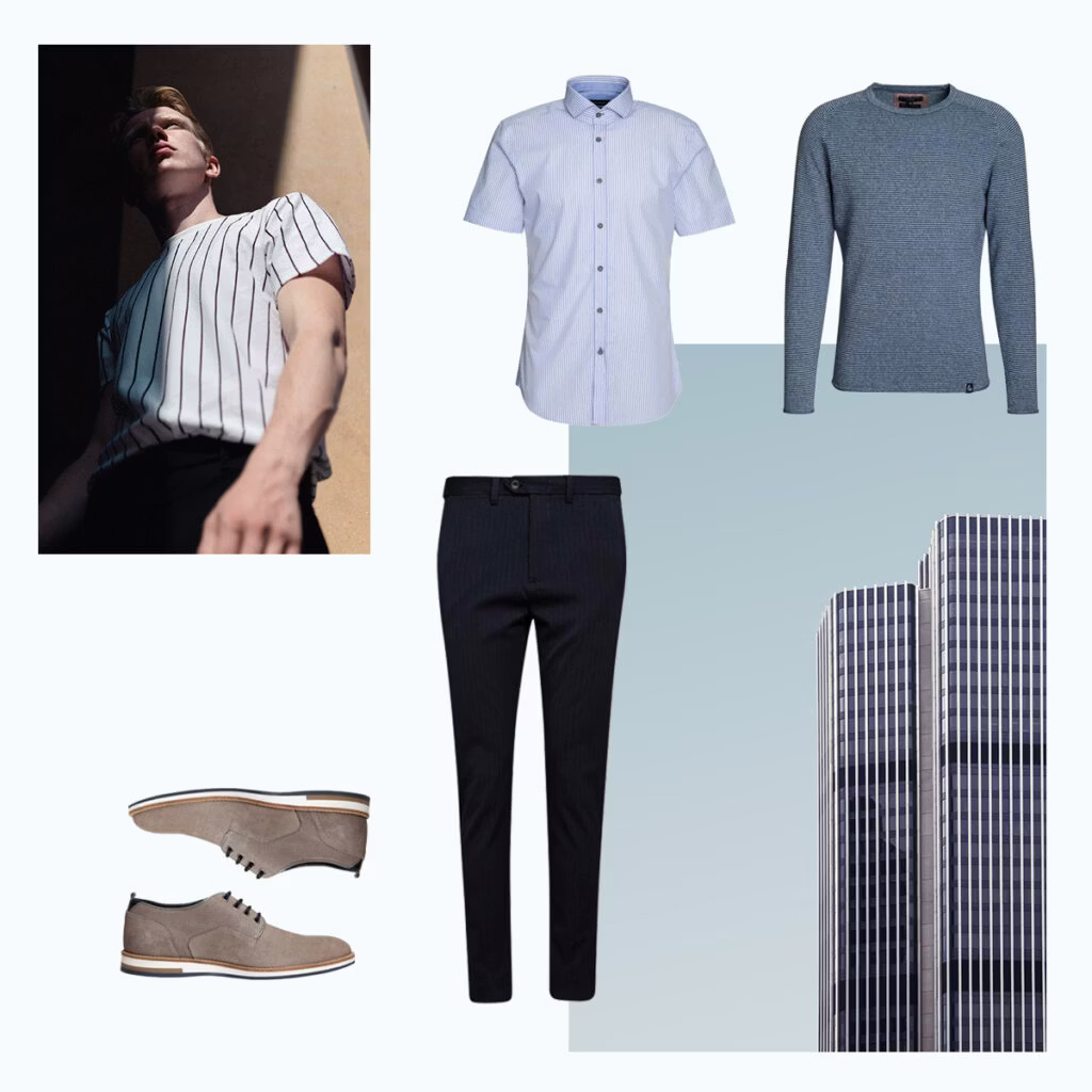 Streifen-Looks fürs Office