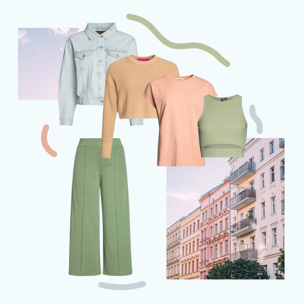 Frühlingsfarben: Grün und Orange kombinieren