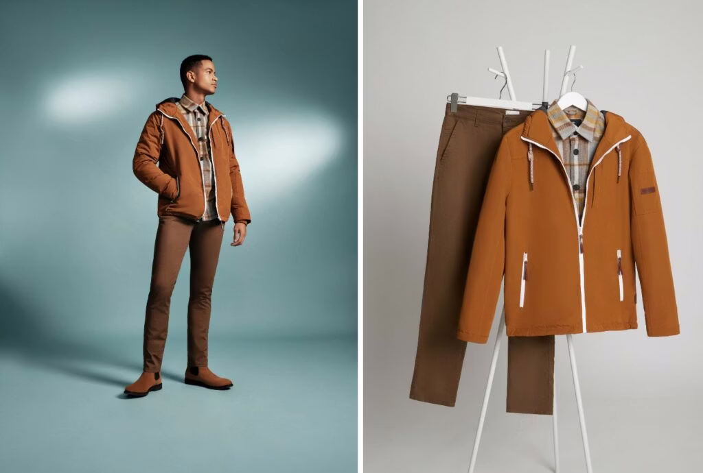 Lässiges Outfit im skandinavischen Look