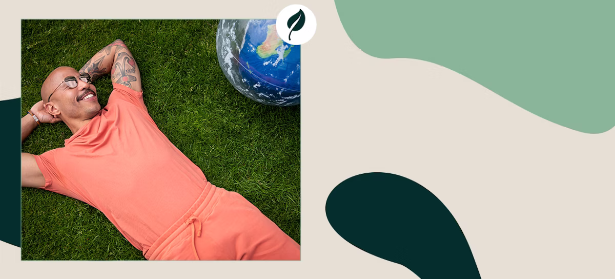 grass, plant, accessories, glasses, person, sphere, photography, clothing, t-shirt, lawn