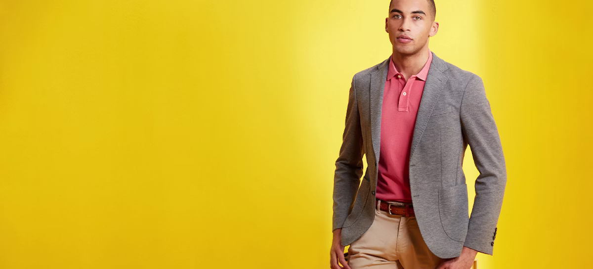 blazer, coat, jacket, formal wear, suit, adult, male, man, person, belt