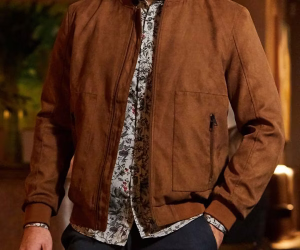 clothing, coat, jacket, blazer, adult, male, man, person, bracelet, jewelry