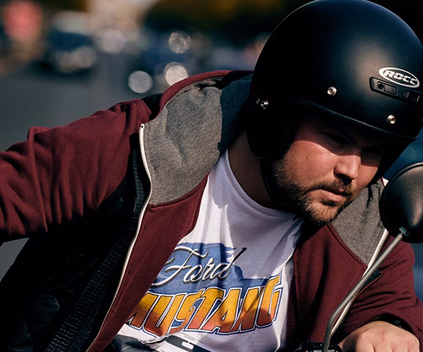 helmet, clothing, coat, jacket, crash helmet, adult, male, man, person, people