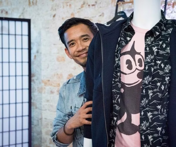 face, head, person, smile, adult, male, man, bracelet, dimples, jacket